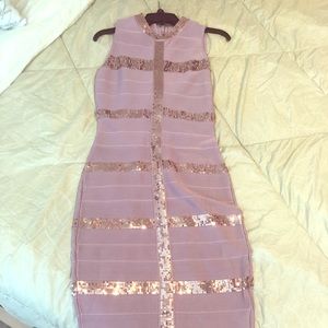 Form fitting evening dress